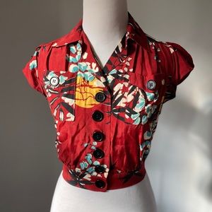 Trashy Diva Tropical Nights Sweetie Blouse